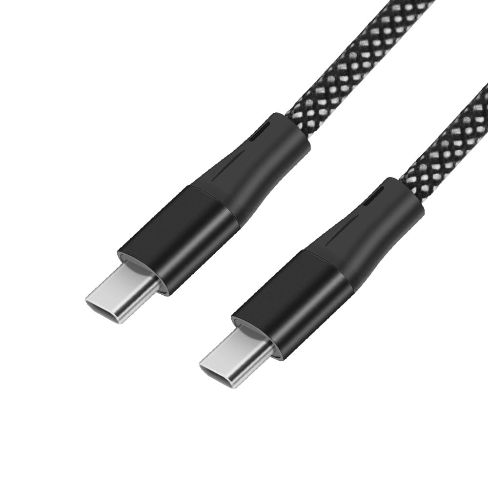 StayCoiled 60W PD Self-Coiling USB-C Cable – 3ft Braided Magnetic Charger for iPhone 16 Pro Max/15, Galaxy S24/S23 Ultra, MacBook & More